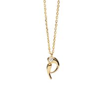 Pdpaola Gold-plated Collana letter "P" Initial CO01-B89-U (chain, Ciondolo)