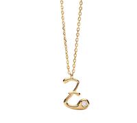 Pdpaola Gold-plated Collana letter "Z" Initial CO01-B99-U (chain, Ciondolo)