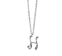 Pdpaola Silver Collana letter "H" Initial CO02-B81-U (chain, Ciondolo)