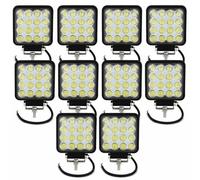 PDR 10X 48W LED FARO LAMPADA DA LAVORO FARETTO AUTO BARCA CAMION KLW SUV 12V