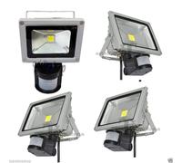 PDR FARO A LED FARETTO CON SENSORE CREPUSCOLARE FREDDO ESTERNO 10W 20W 30W 50W