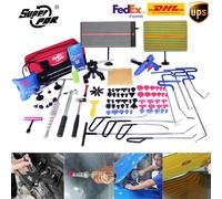 PDR Primavera Aste In Acciaio Estrattore di ammaccature Sollevatore Colla Bastoni Rubinetto Imbottiture Martello Dent Ding Martello Dent Kit di Strumenti di Riparazione ammaccature Per La Rimozione di