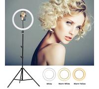 PDR10" LED Anello Luce Illuminazione Regolabile Selfie treppiedi Trucco