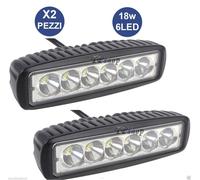 PDR2 FARO LAMPADA SUPPLEMENTARE PROFONDITA' AUTO FUORISTRADA 6 LED 18W 6000K