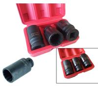 PDRBUSSOLE BOCCOLE PER PISTOLA AVVITATORE PNEUMATICO SET 3 PZ 3/4" DA 30 A 36MM