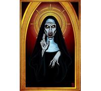 PDSYUCHEN 1000 Pezzi ，Difficult Puzzle ，Horror Film The Nuns Poster, Giochi Per Ridurre Lo Stress In Famiglia ，Gioco Di Sfida Per Adulti Gifts - Jw98Th