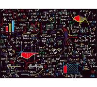PDSYUCHEN 1000 Pezzi Puzzles - Difficult Puzzle - Maths Formulass Fun Poster - Gioco Di Memoria E Cognizione - Immagine Artistica Di Un Gioco Antistress Per Adulti - Jw86Th