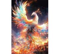 PDSYUCHEN Irregular Puzzle 1000 Pezzi,Difficult Puzzle,Phoenixs Abstract Painting ,Gioco Di Memoria E Cognizione ,Giocattoli Personalizzati Per Adulti - Jw20Th