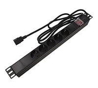PDU-05F-0200-IEC-BK Presa elettrica: Prese di sicurezza: 5 230VAC 10A nero 2
