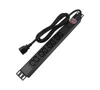PDU-08I-0200-C20-BK-BK Presa elettrica: Prese di sicurezza: 8 230VAC 16A nero
