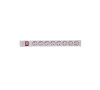 PDU 19" 8x 2P+Z A-19-STRIP-2-IMP