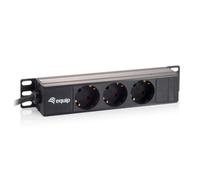 Equip PDU 333299 – 1U 3 prese AC da 10'' cavo 1,5 m Nero