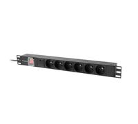 PDU-06E-0200-BK-BK Presa elettrica: Prese di sicurezza: 6 230VAC 16A nero 2 m