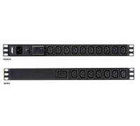 PDU rack 1U 17x C13 + 1x C19 protezione sovratensione - ATEN I-CASE PE-0218SG
