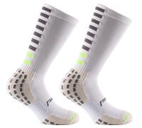 PDX Grip Socks PERFECT NEXT SOFT BIANCO Calze Antiscivolo Calcio Tennis Padel
