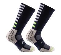 PDX Grip Socks PERFECT NEXT SOFT NERO Calze Antiscivolo Calcio Tennis Padel