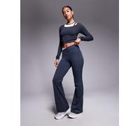 PE Nation - Wander - Leggings a zampa blu marino e bianco whisper S