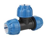 PE Plastic Water Pipe Fitting Accessories 50mm Tee Connector for Pipe Connection