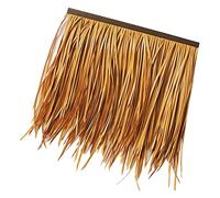 PE Simulazione Thatch Tile Tetto Plastica Pelliccia Erba Artificiale Paglia PVC Fake Thatch Azienda Vinicola Durevole Per La Decorazione Di Gazebo Villa Tetto 0.5X0.5m (1.64X1.64ft)(Yellow a,2pcs)