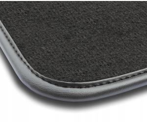 PE11-1 1pz Tappetino Velluto Premium Pelle Nera per Peugeot 308 II 2013-2021 Hat