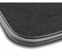 PE12-4 1pz Tappetino Velluto Premium Pelle Nera per Fiat Doblo III dal 2022 si a