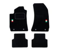 PE12-4 Tappetini Velluto LOGO Bandiera Italia per Fiat Doblo III dal 2022 si ada
