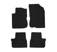 PE16-2 Set Tappetini Velluto Premium Opaco Rosso&Blu per Peugeot 208 I 2012-2019