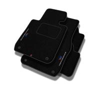 PERFORMANCE Tappetini tappetini auto in velluto personalizzati per Peugeot 508 II ab 2018 - Standard, Traforato, blu bianco rosso -Ricamo CNC preciso, piping traforato di design, accessori per auto -