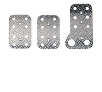 PE333 Kit pedaliere auto in alluminio anodizzato acceleratore corto