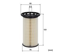 FILTRON PE 973/9 Carburante - per AUTOVETTURE + VEICOLI COMMERCIALI