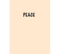 PEACE: A Beautiful Decorative Book That Brings Calm to Any Room