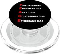 PEACE Acrostic - 5 Christian Faith Bible Verse Scriptures PopSockets PopGrip per MagSafe
