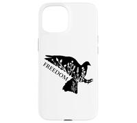 Peace and Freedom Sign That Says Freedom Dove Freedom Saying Custodia per iPhone 15