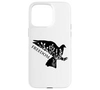 Peace and Freedom Sign That Says Freedom Dove Freedom Saying Custodia per iPhone 15 Pro Max