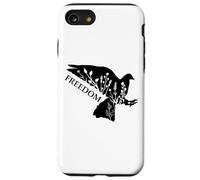 Peace and Freedom Sign That Says Freedom Dove Freedom Saying Custodia per iPhone SE (2020) / 7/8