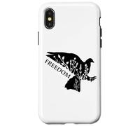 Peace and Freedom Sign That Says Freedom Dove Freedom Saying Custodia per iPhone X/XS