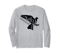 Peace And Freedom Sign That Says Freedom Dove Freedom Saying Maglia a Manica