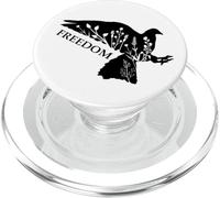 Peace and Freedom Sign That Says Freedom Dove Freedom Saying PopSockets PopGrip per MagSafe
