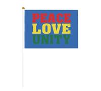 Peace and love university Stampa Convenienza Bandiera Palmare Versatile Bandiere Pole Feste Parate Decorazioni Vacanze