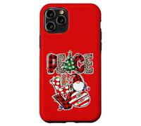 Peace and Love Xmas Elements Graphic Christmas Gnome Women Custodia per iPhone 11 Pro