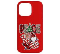 Peace and Love Xmas Elements Graphic Christmas Gnome Women Custodia per iPhone 14 Pro Max