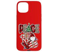 Peace and Love Xmas Elements Graphic Christmas Gnome Women Custodia per iPhone 15 Plus