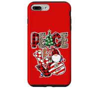 Peace and Love Xmas Elements Graphic Christmas Gnome Women Custodia per iPhone 7 Plus/8 Plus
