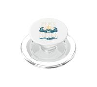 Peace Be Still Croce Cristiana Onda Oceans Fede PopSockets PopGrip per MagSafe