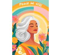 Peace Be Still Journal: Pastel Abstract Inspirational Notebook for Women - 120 Lined Pages