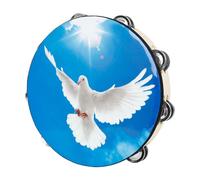 Peace Bells Drum Tamburello Palmare Freestyle Campane a Mano Strumento Musicale A Percussione Per Famiglia Festa Bambino