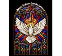 Peace & Comfort Scriptures: Advanced Edition: 50 Stained Glass Bible Verse Coloring Pages with Devotional Reflections and Prayers