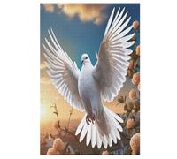 Peace Dove Puzzle Adulto Bambini 1000 Pezzi - Giochi Bambini Per 12 Anni - Giochi In Educativi Puzzles in Legno Regalo Bambina E Bambino - 78×53cm