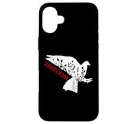 Peace Freedom White Dove Says Freedom USA Red Freedom Saying Custodia per iPhone 16 Plus