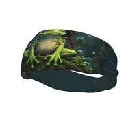 Peace Frog Tree Print Confortevole Sport Sweatband Per Uomo Donna Elastico Traspirante Per La Corsa Yoga